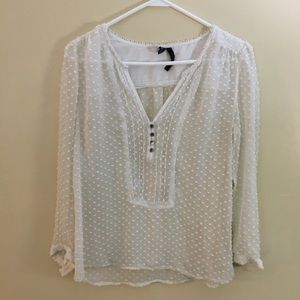 Textured Sheer Blouse